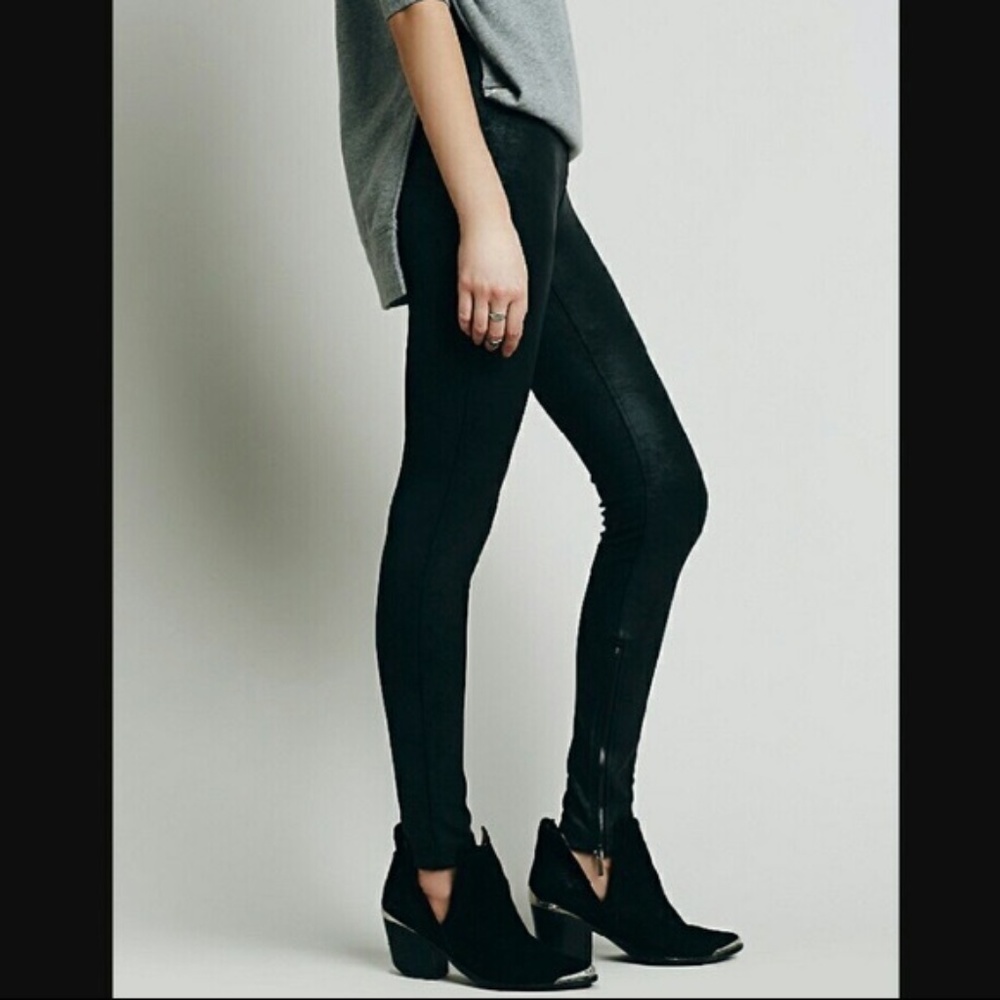 Free People Faux Leather Leggings
